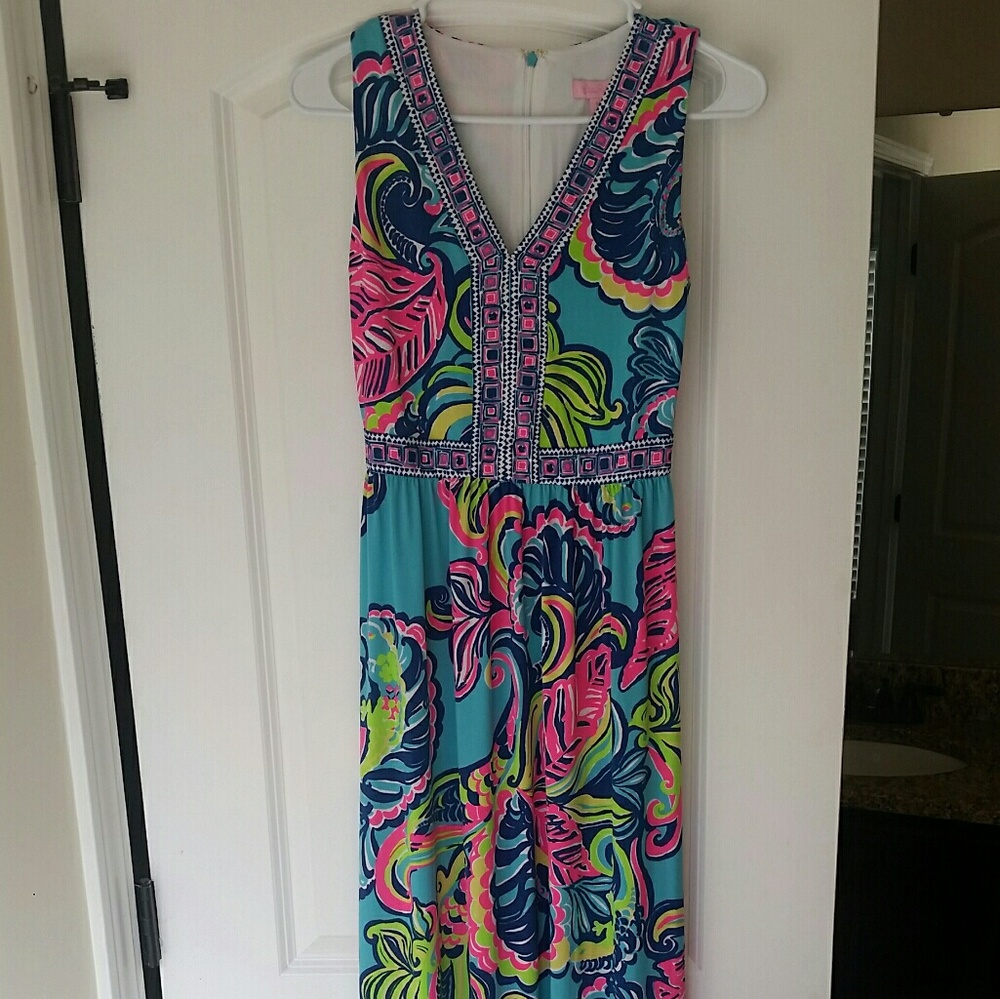 NWT - Addison Maxi - Sea Blue - XS - Love this dre